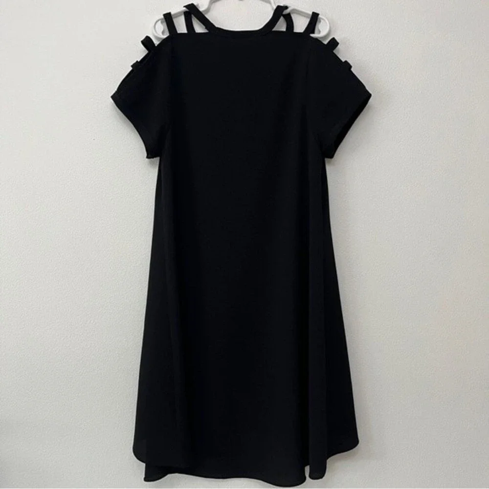 Sally Miller Couture Black Aubrey Girls Dress M